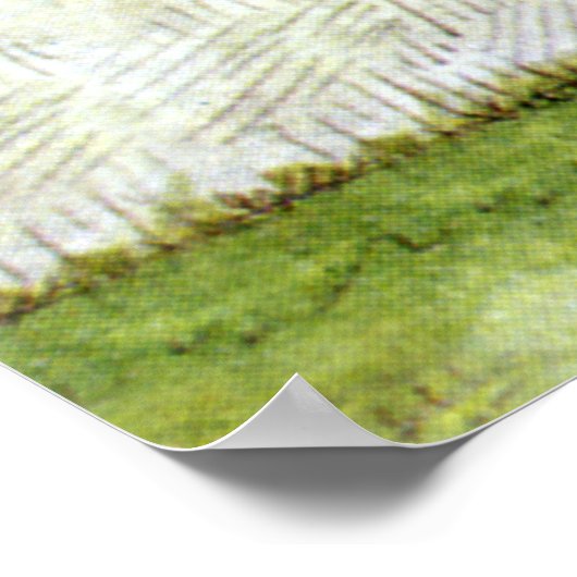 Alice en Humpty Dumpty in Wonderland Poster (Hoek)