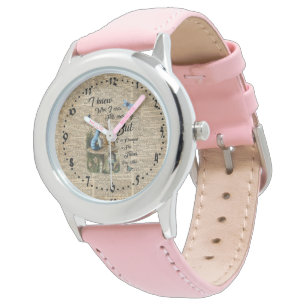 Alice en Jin Quote dictionary Art Horloge
