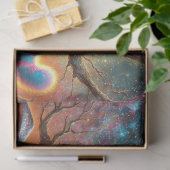 Alice en Kat Twilight Tree Talk Decoupage Tissuepapier (Geschenk)