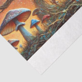 Alice en Kat Twilight Tree Talk Decoupage Tissuepapier (Detail)