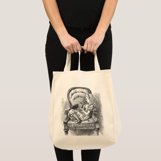 Alice- en kattenTas Tote Bag (Voorkant (product))