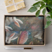 Alice en Konijn Wonderland Forest Decoupage Tissuepapier (Geschenk)