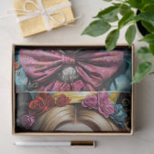 Alice en Mad Hatter Decoupage Tissuepapier (Geschenk)