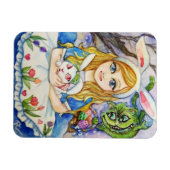 Alice en paashaas magneet (Horizontaal)