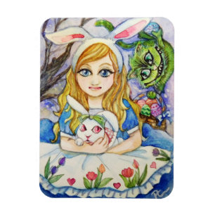Alice en paashaas magneet