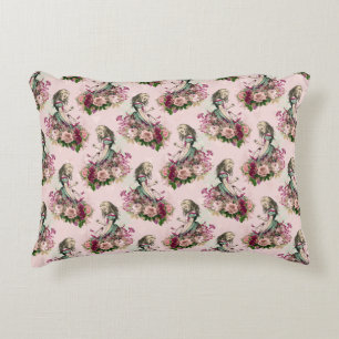  Alice en Pink Flowers Accent Kussen