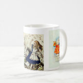 Alice en Rabbit ~ Coffee Cup/Mok Koffiemok (Voorkant rechts)