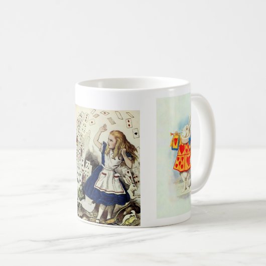 Alice en Rabbit ~ Coffee Cup/Mok Koffiemok (Voorkant rechts)