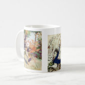 Alice en Rabbit ~ Coffee Cup/Mok Koffiemok (Voorkant links)