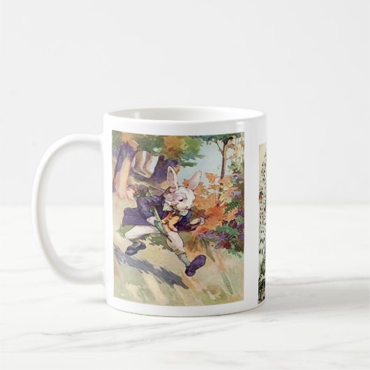 Alice en Rabbit ~ Coffee Cup/Mok Koffiemok (Links)
