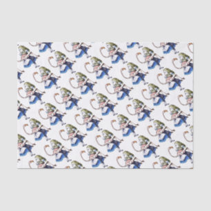 Alice en Roze Flamingo Tissuepapier