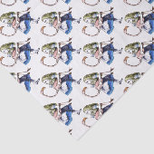 Alice en Roze Flamingo Tissuepapier (Detail)