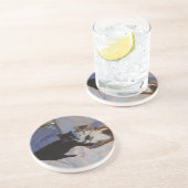 Alice en Sydney Zandsteen Onderzetter (Zijkant)