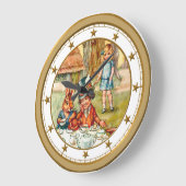 Alice en The Mad Hatter's Tea Party Grote Klok (Hoek)