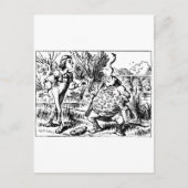 Alice en Tweedle Dee en Tweedle Dum Briefkaart (Voorkant)