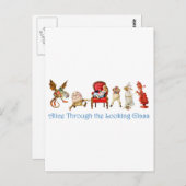 Alice en vrienden door het kijkglas briefkaart (Voorkant / Achterkant)