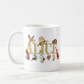 Alice en vrienden in Wonderland Koffiemok (Links)