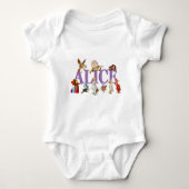 Alice en vrienden in Wonderland Romper (Voorkant)
