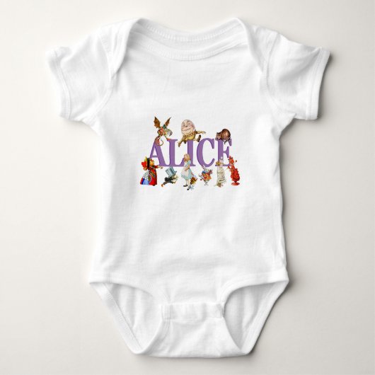 Alice en vrienden in Wonderland Romper (Voorkant)