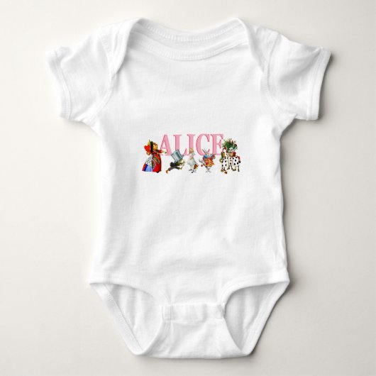 Alice en vrienden in Wonderland Romper (Voorkant)