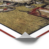 Alice en Wonderland - Arthur Rackman Poster (Hoek)