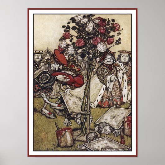 Alice en Wonderland - Arthur Rackman Poster (Voorkant)