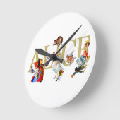 Alice en Wonderland en Friends Ronde Klok (Hoek)