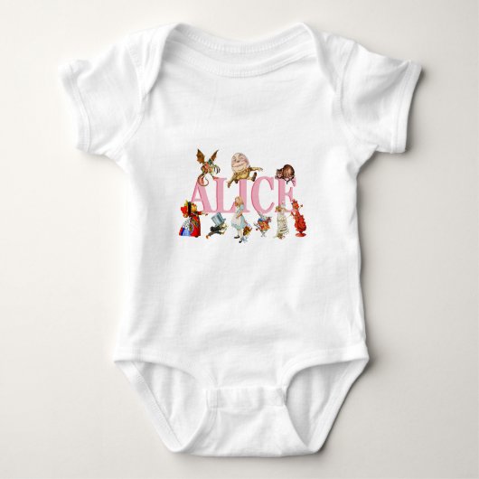 Alice en Wonderland en vrienden. Romper (Voorkant)