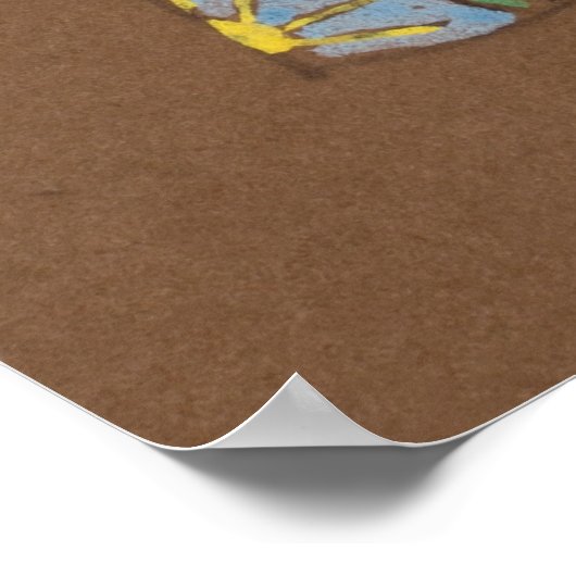 Alice en Wonderland Forest Character Painting-11 Poster (Hoek)