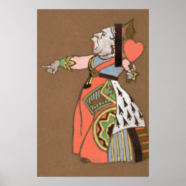 Alice en Wonderland Forest Character Painting-12 Poster