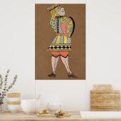 Alice en Wonderland Forest Character Painting-13 Poster (Keuken)