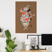 Alice en Wonderland Forest Character Painting-14 Poster (Thuiskantoor)