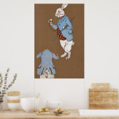 Alice en Wonderland Forest Character Painting-2 Poster (Keuken)