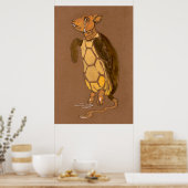 Alice en Wonderland Forest Character Painting-7 Poster (Keuken)