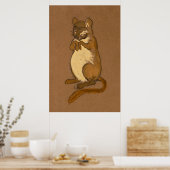 Alice en Wonderland Forest Character Painting-8 Poster (Keuken)