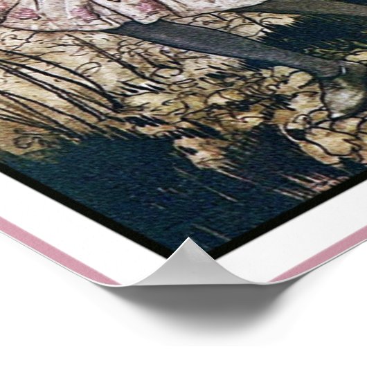 Alice en Wonderland - Pig & Pepper door Rackham Poster (Hoek)