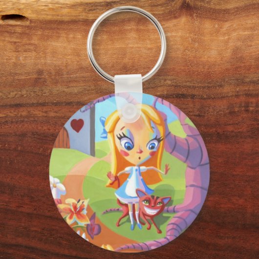 Alice en Wonderland Sleutelhanger (Voorkant)