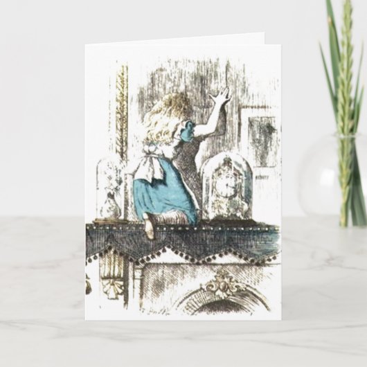 Alice Entering Wonderland Kaart (Voorkant)