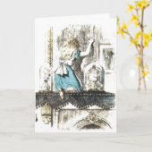 Alice Entering Wonderland Kaart (Gele Bloem)