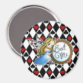 Alice Fairy-Eat Me Anime Ronde Magneet (Voorkant / Achterkant)