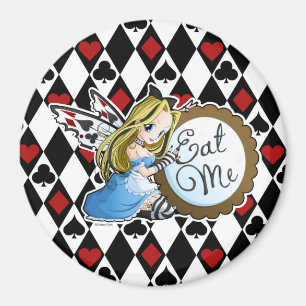 Alice Fairy-Eat Me Anime Ronde Magneet