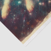 Alice Falling Into Wonderland Fantasy Decoupage Tissuepapier (Detail)