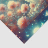 Alice Fantasy Full Moon Garden Decoupage Tissuepapier (Detail)