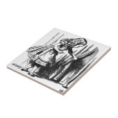 Alice Finds een Deur Tegeltje (Zijkant)