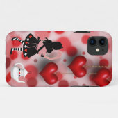 Alice & Flamingo Hearts & Teapot Case-Mate iPhone Case (Achterkant (horizontaal))