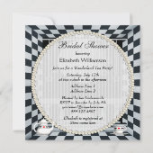 Alice, Flamingo & Moon Vrijgezellenfeest Kaart (Achterkant)