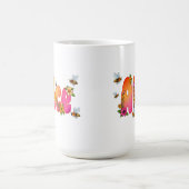 Alice - Floral and Bee Design Mug Koffiemok (Center)