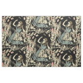  Alice Flying Cards Dark Stof (Fat Quarter)
