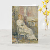 Alice Gamby Dans le Salon | Berthe Morisot Kaart (Gele Bloem)