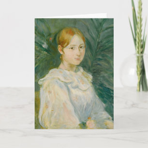 Alice Gamby en Buste   Berthe Morisot Kaart